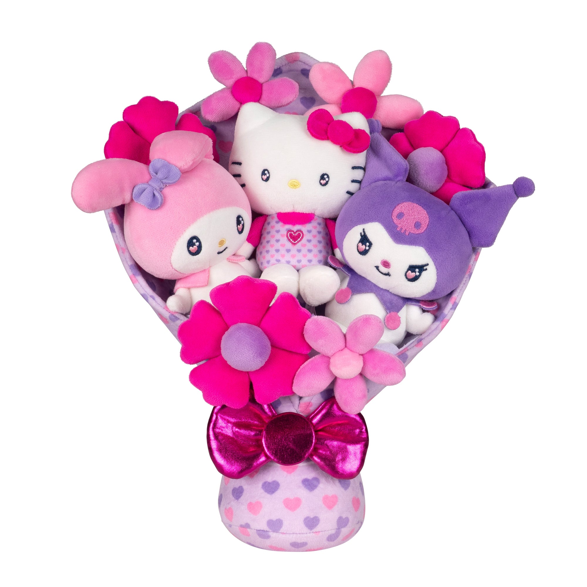 Hello Kitty and Friends  12-Inch Plush Special Valentine??s Bouquet