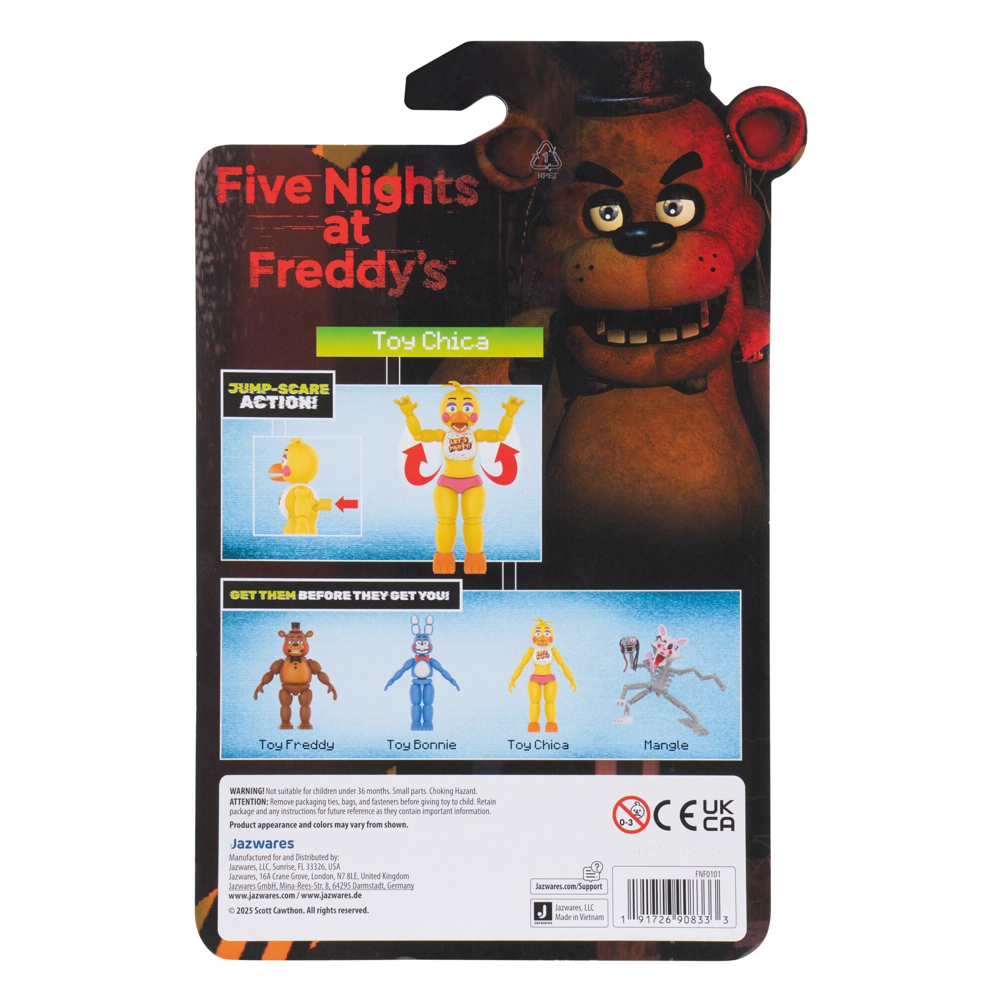 Five Nights at Freddy??s Toy Chica 5-Inch Articulated Figure - Image 7