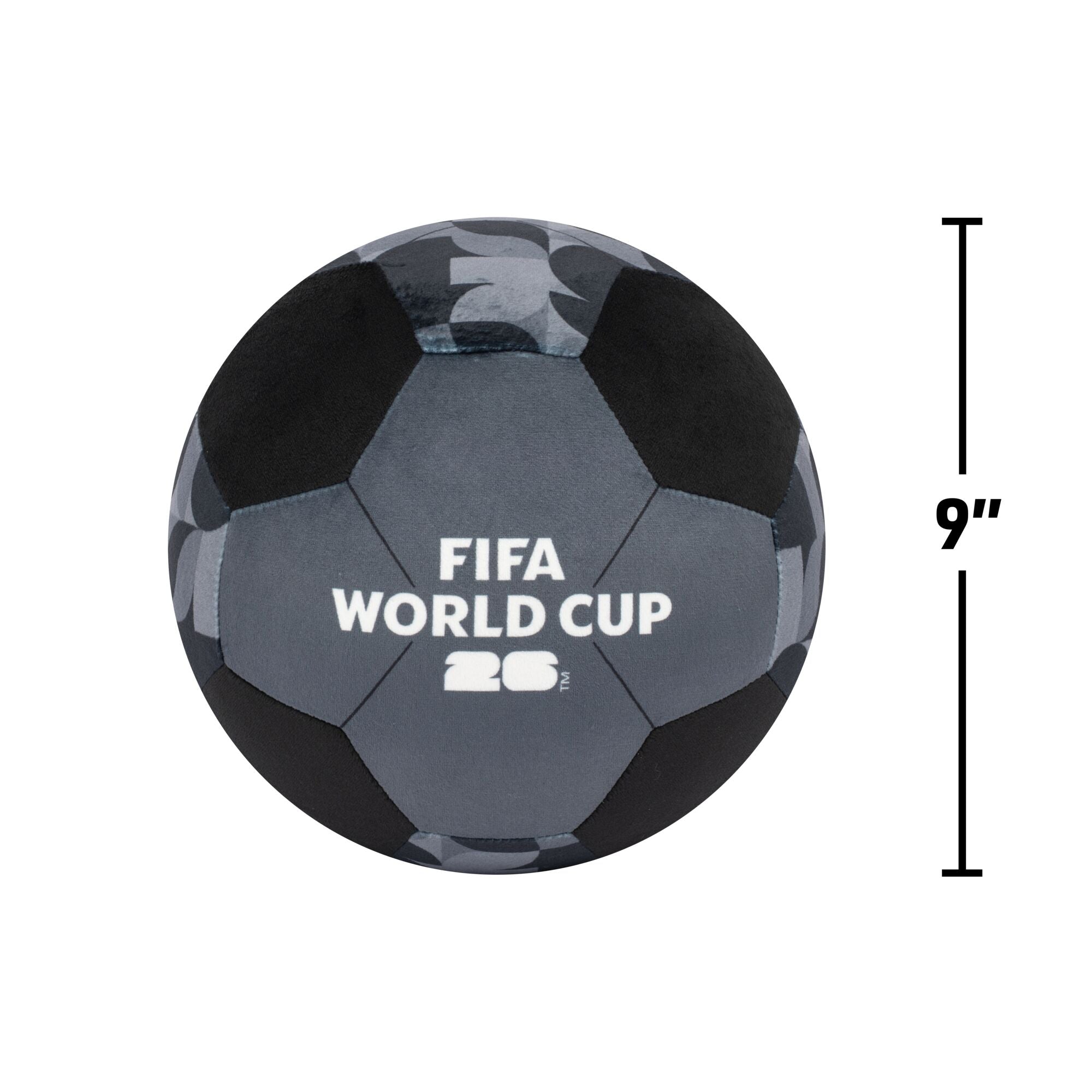 FIFA World Cup 2026 9-Inch Black Plush Soccer Ball - Image 6