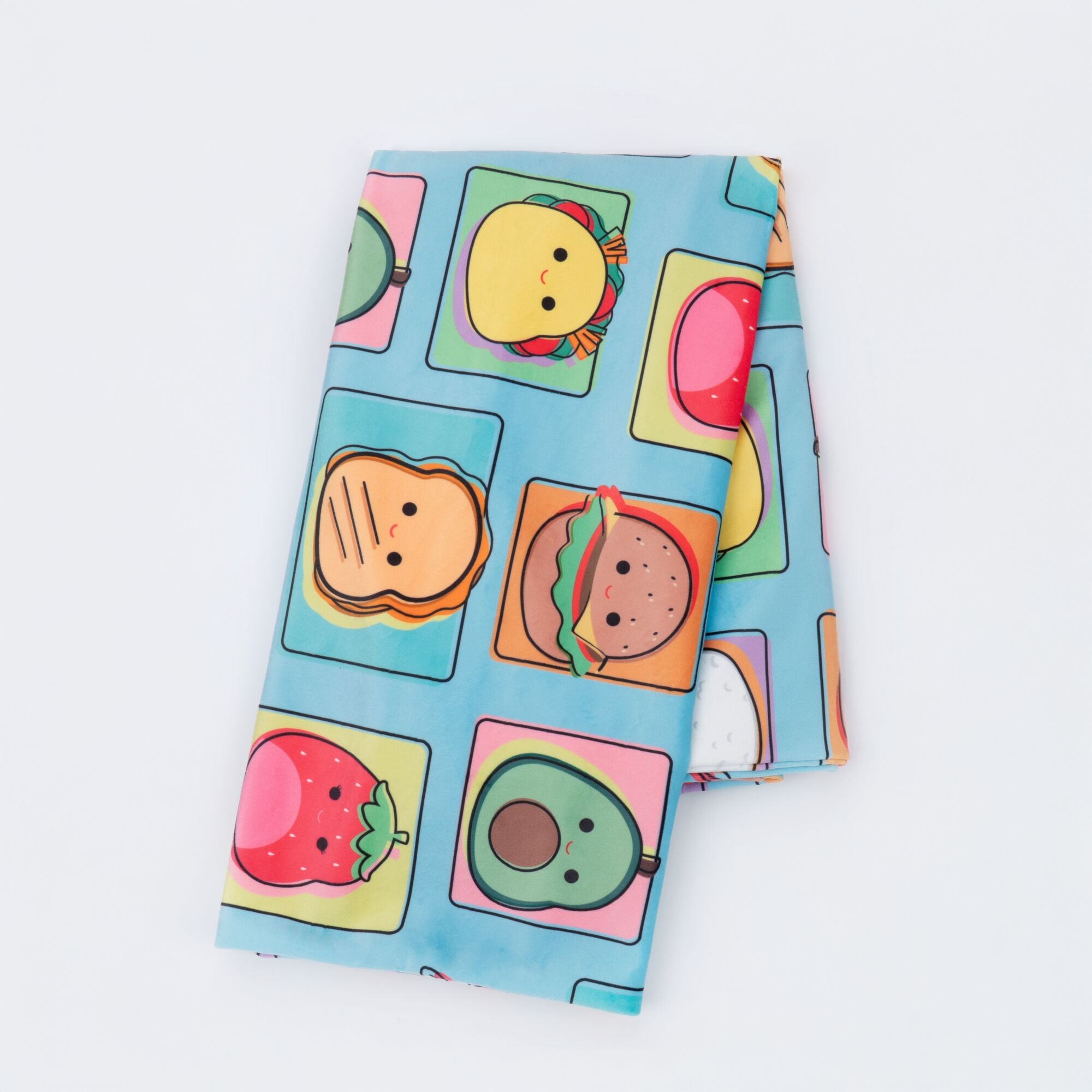 ??Total Foodies?? Teal SquishPillow Pillowcase (Standard) - Image 6