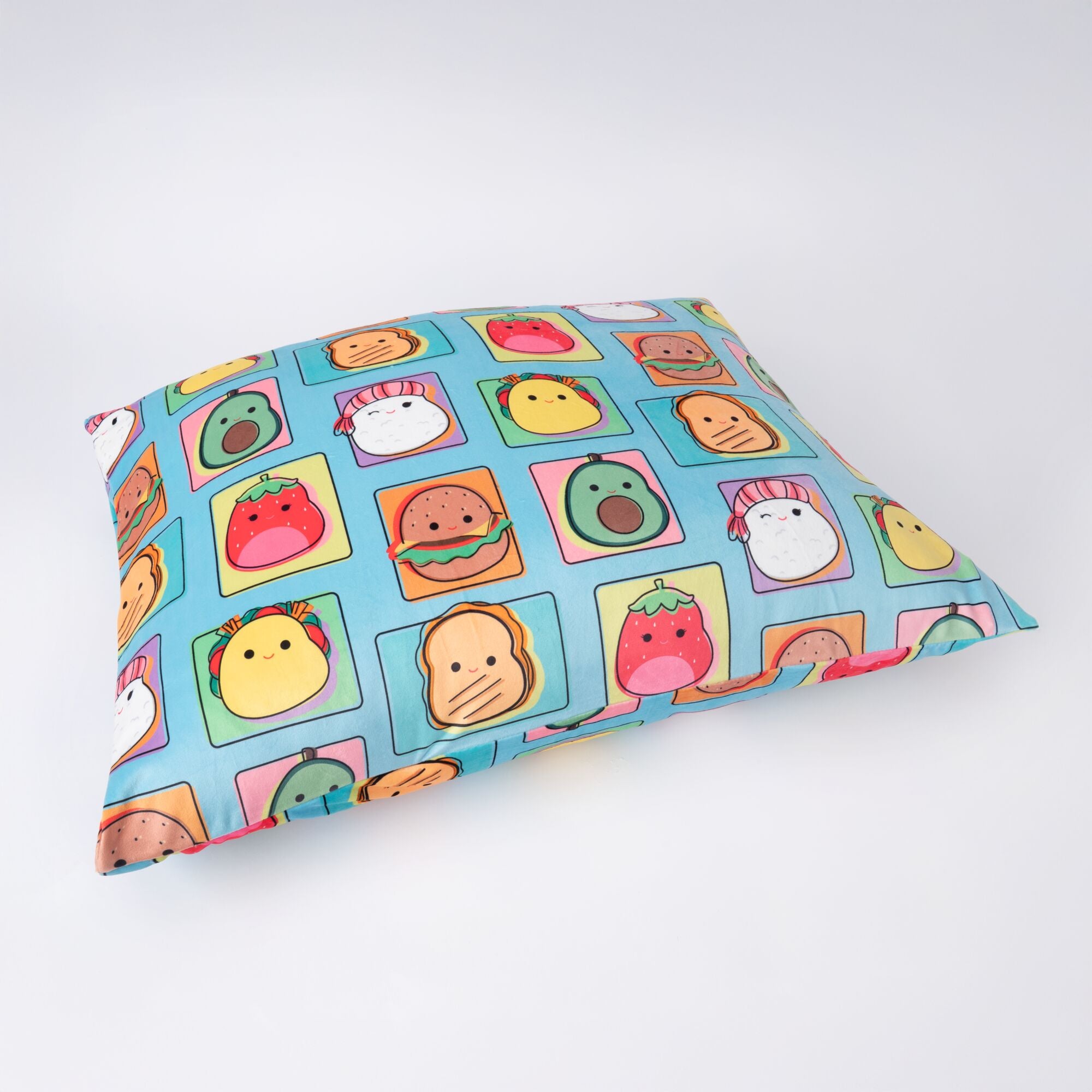 ??Total Foodies?? Teal SquishPillow Pillowcase (Standard) - Image 3