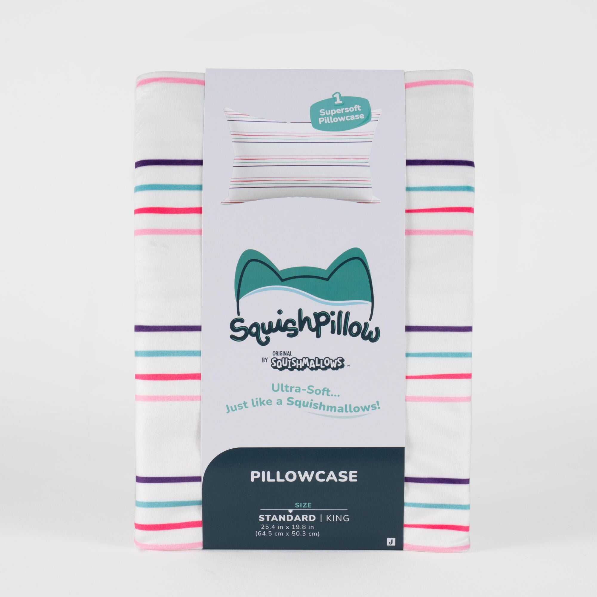 "Sweet Stripes" SquishPillow Pillowcase (Standard) - Image 2