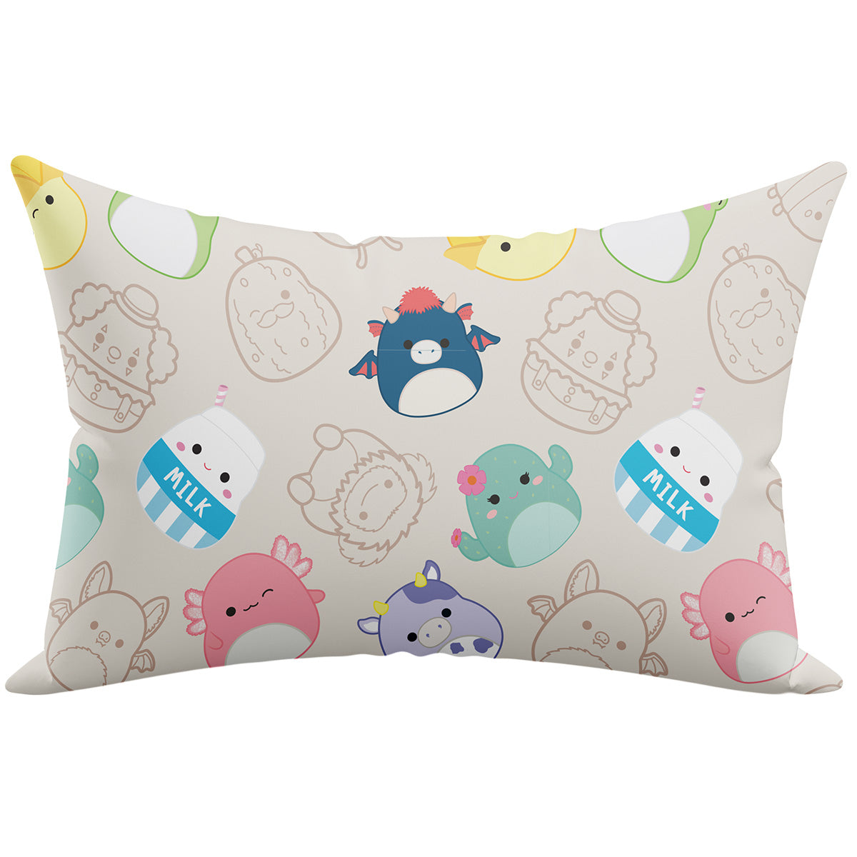 ??Resties Besties?? Tan SquishPillow Pillowcase (Standard Size)