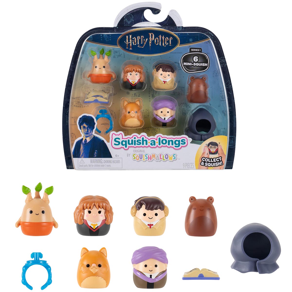 Squish-a-longs ??Harry Potter?? Mini-Squish and Accessory 6-Pack Style 1