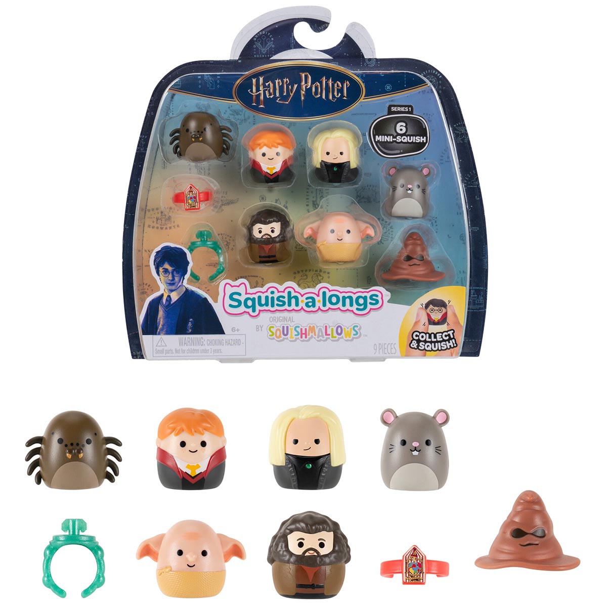 Squish-a-longs ??Harry Potter?? Mini-Squish and Accessory 6-Pack Style 2