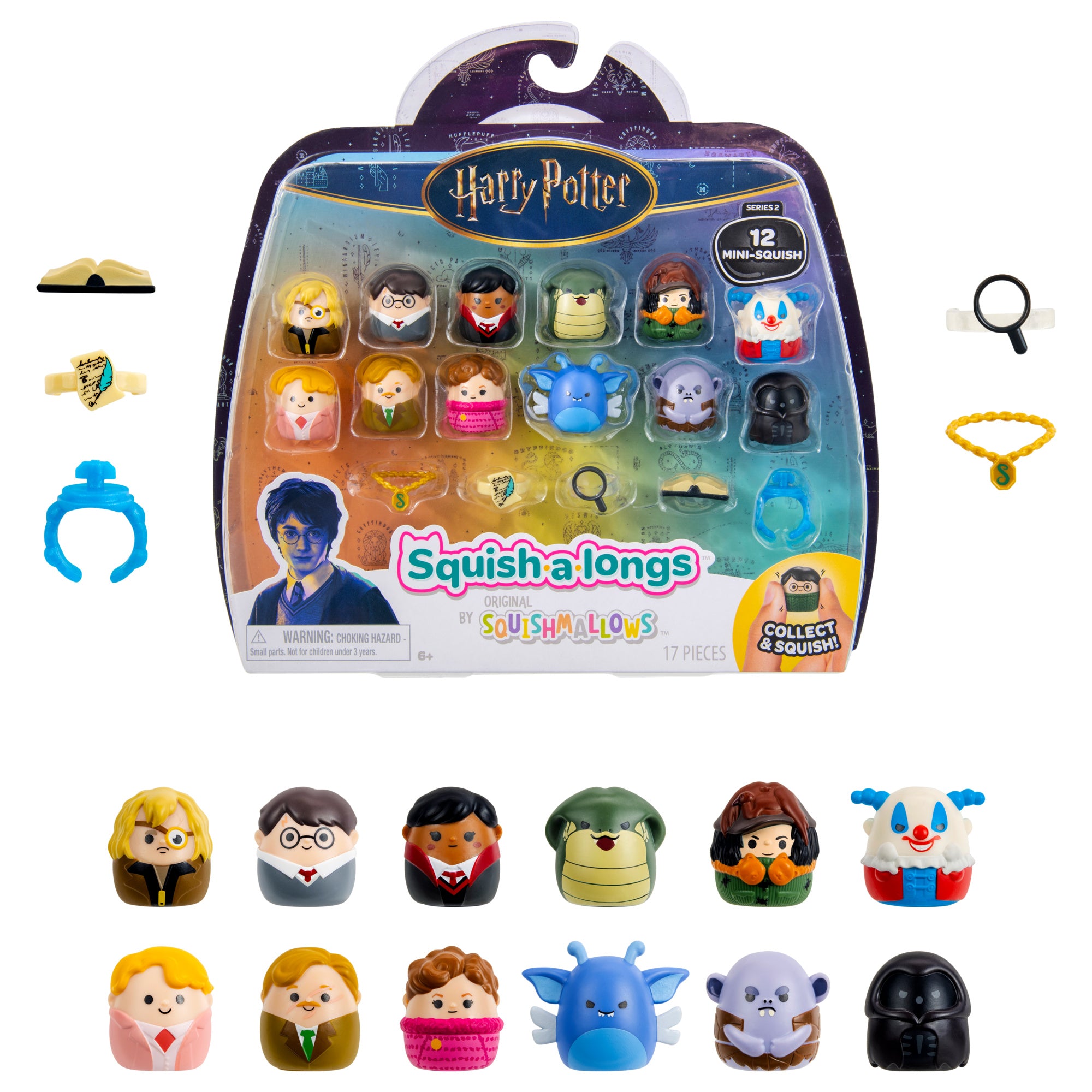 Squish-a-longs ??Harry Potter?? Mini-Squish + Accessory 12-Pack ?C Defense Against the Dark Arts Class