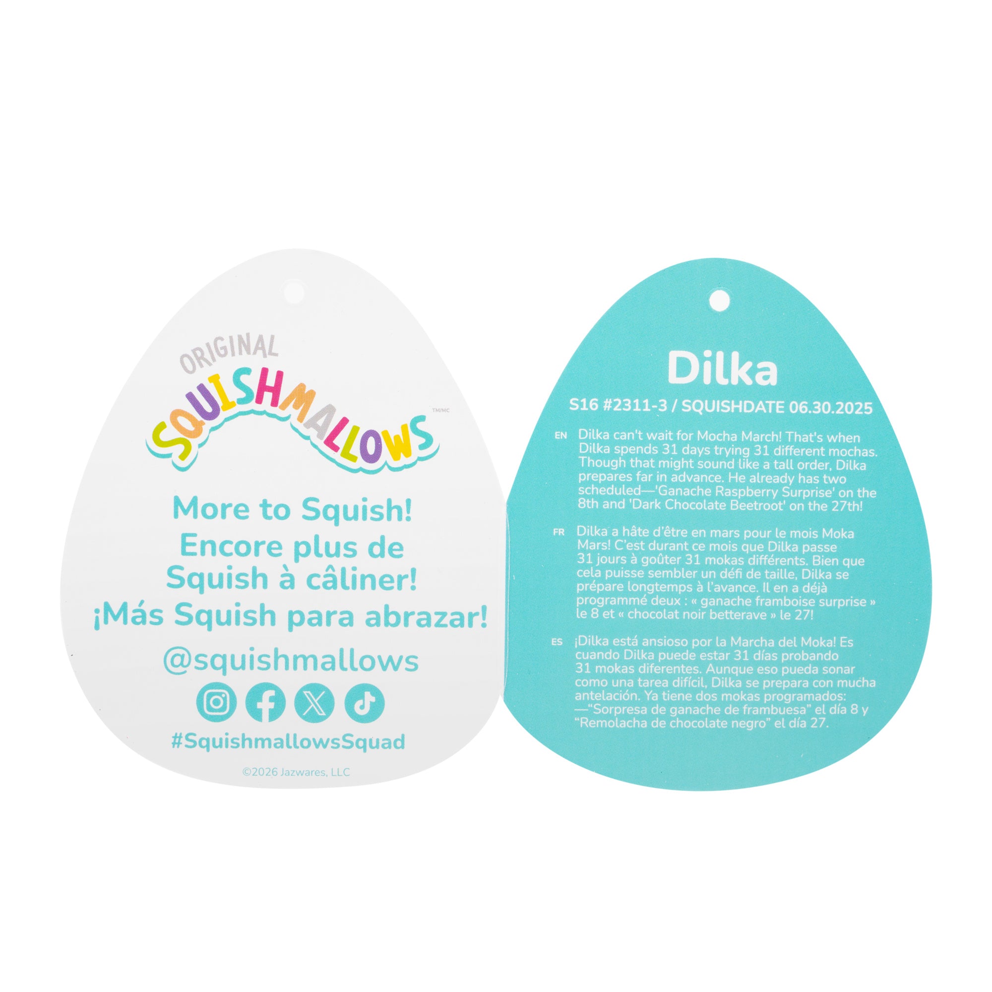16-Inch Dilka the Lavender Bigfoot - Image 6