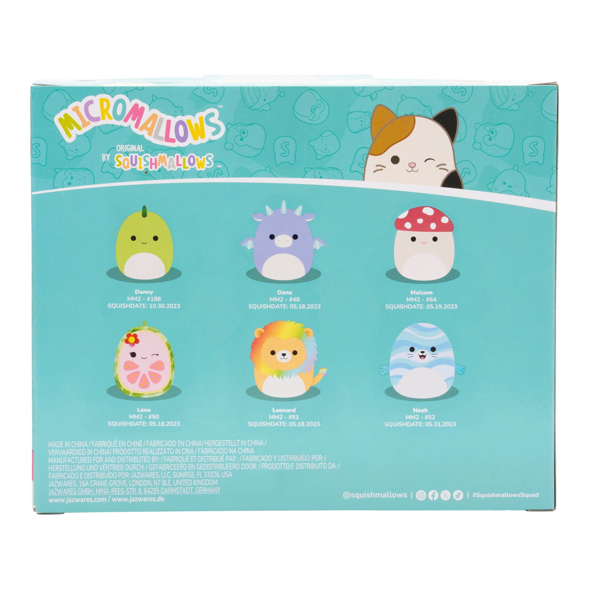 Micromallows 6-Pack ?C Danny Dinosaur, Dane Dragon, Malcolm Mushroom, Lena Guava Fruit, Leonard Lion, Noah Seal - Image 11