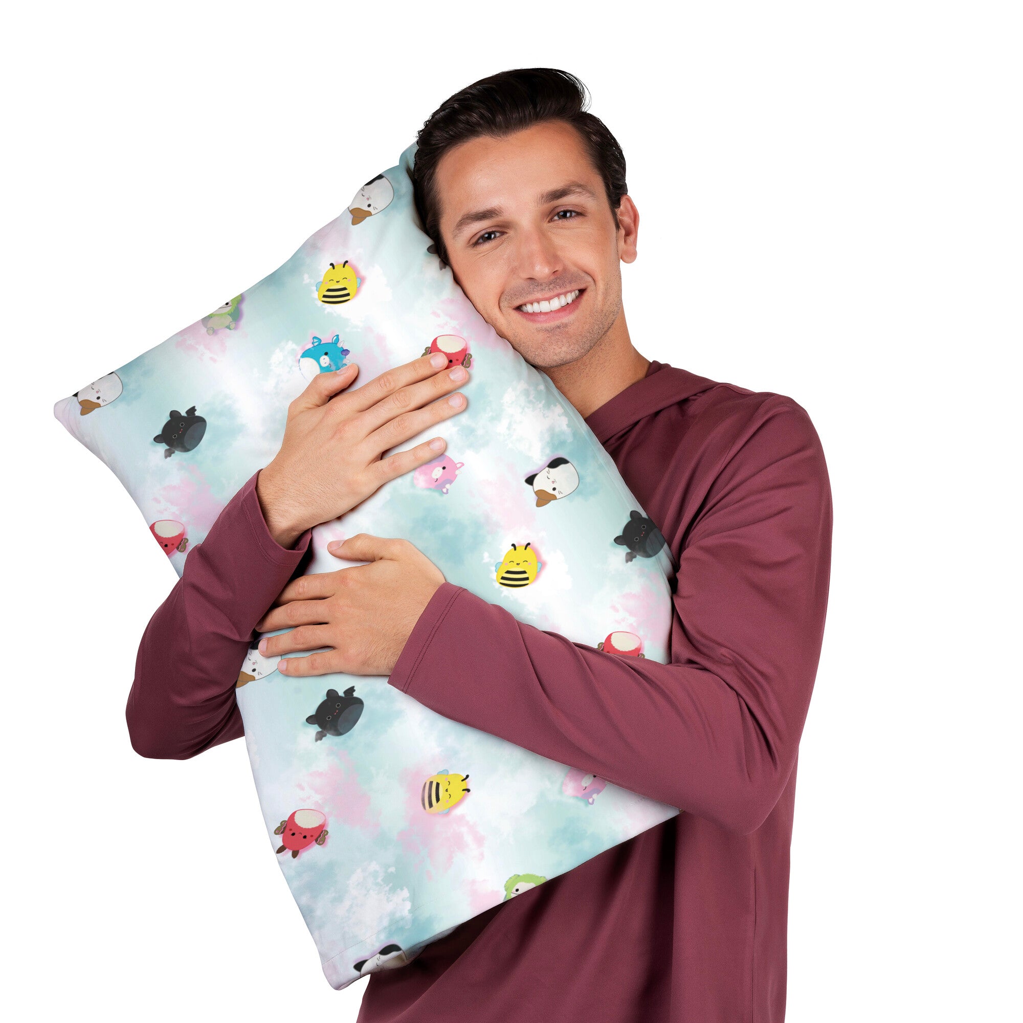 ??On Cloud 9?? Blue SquishPillow Pillowcase (Standard Size) - Image 2