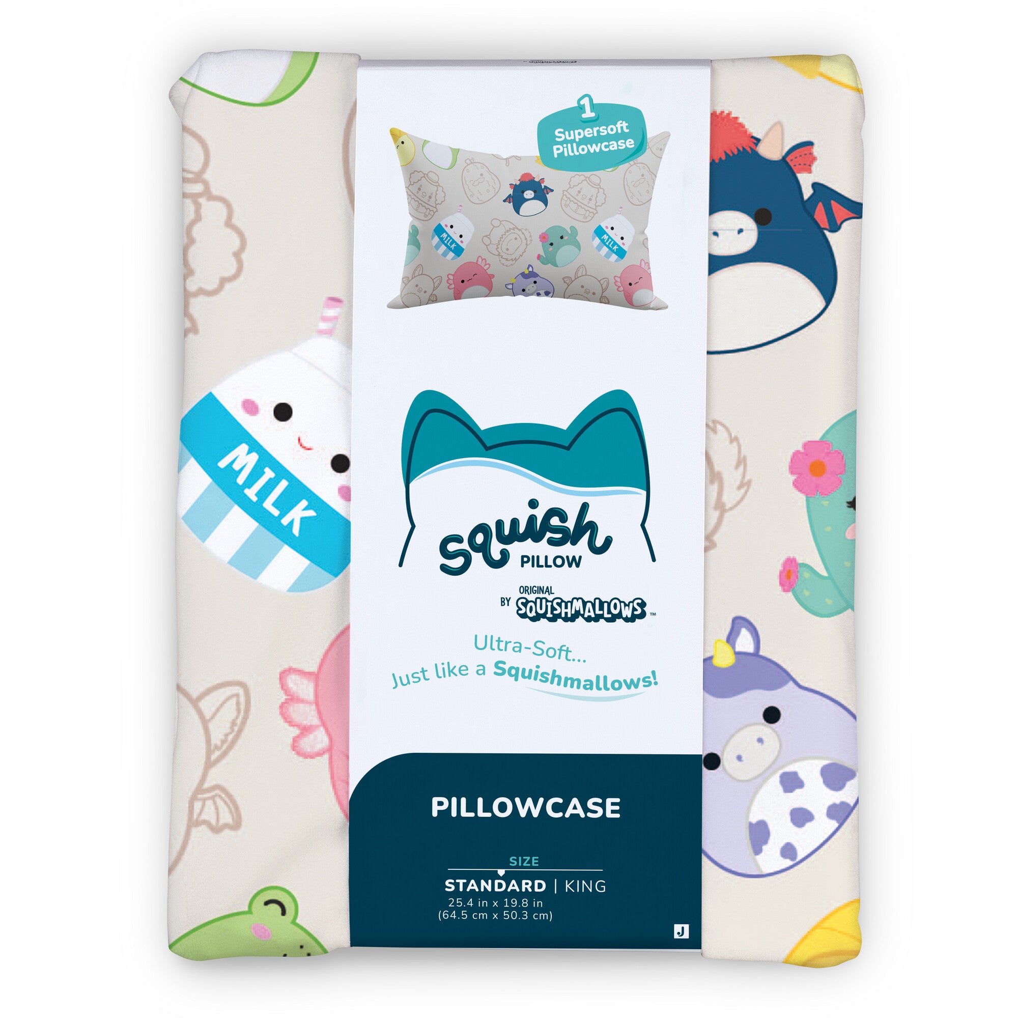 ??Resties Besties?? Tan SquishPillow Pillowcase (Standard Size) - Image 3