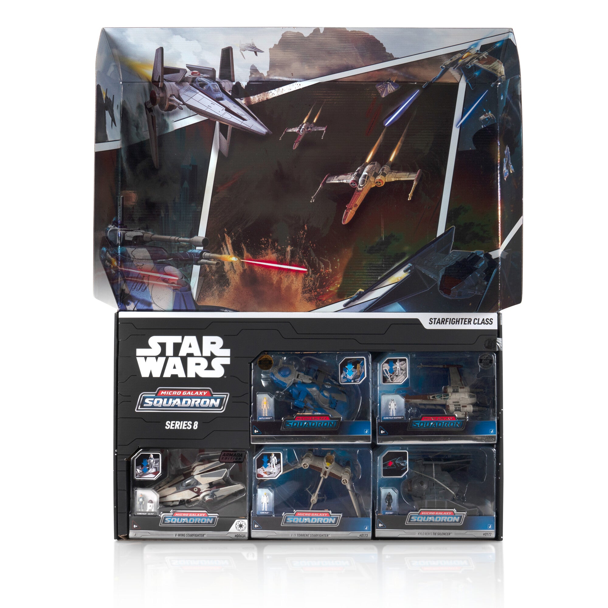 STAR WARS? Micro Galaxy Squadron Starfighter Class Collection (Series 8)