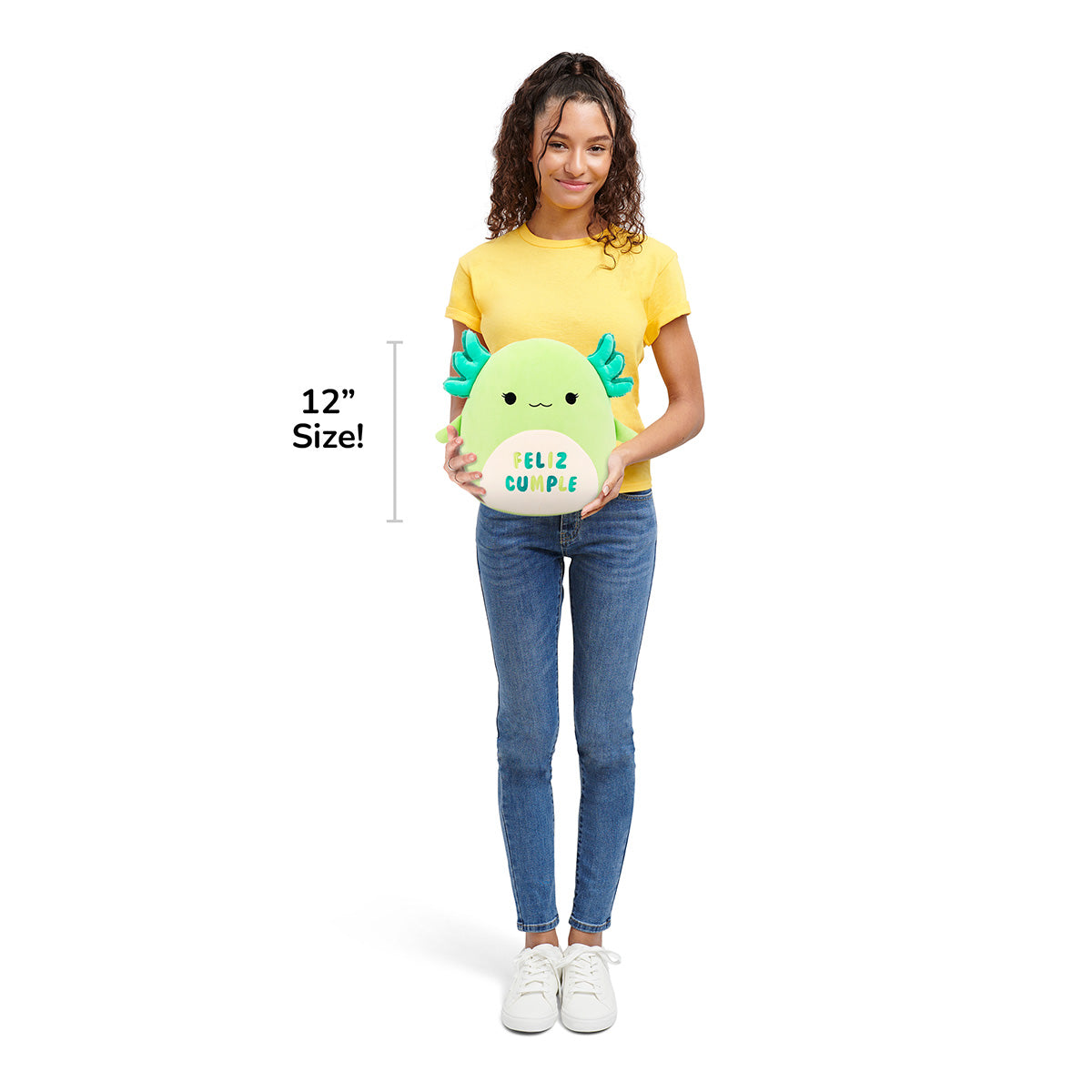 12-Inch Mipsy the Green Axolotl with ??Feliz Cumple?? Embroidery - Image 7