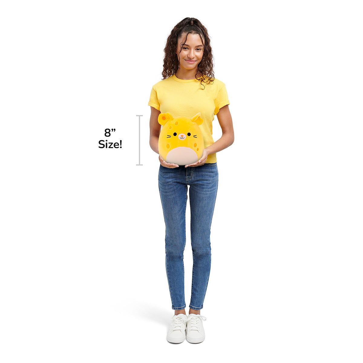 8-Inch Amelia the Yellow Cheese Mouse - Image 7
